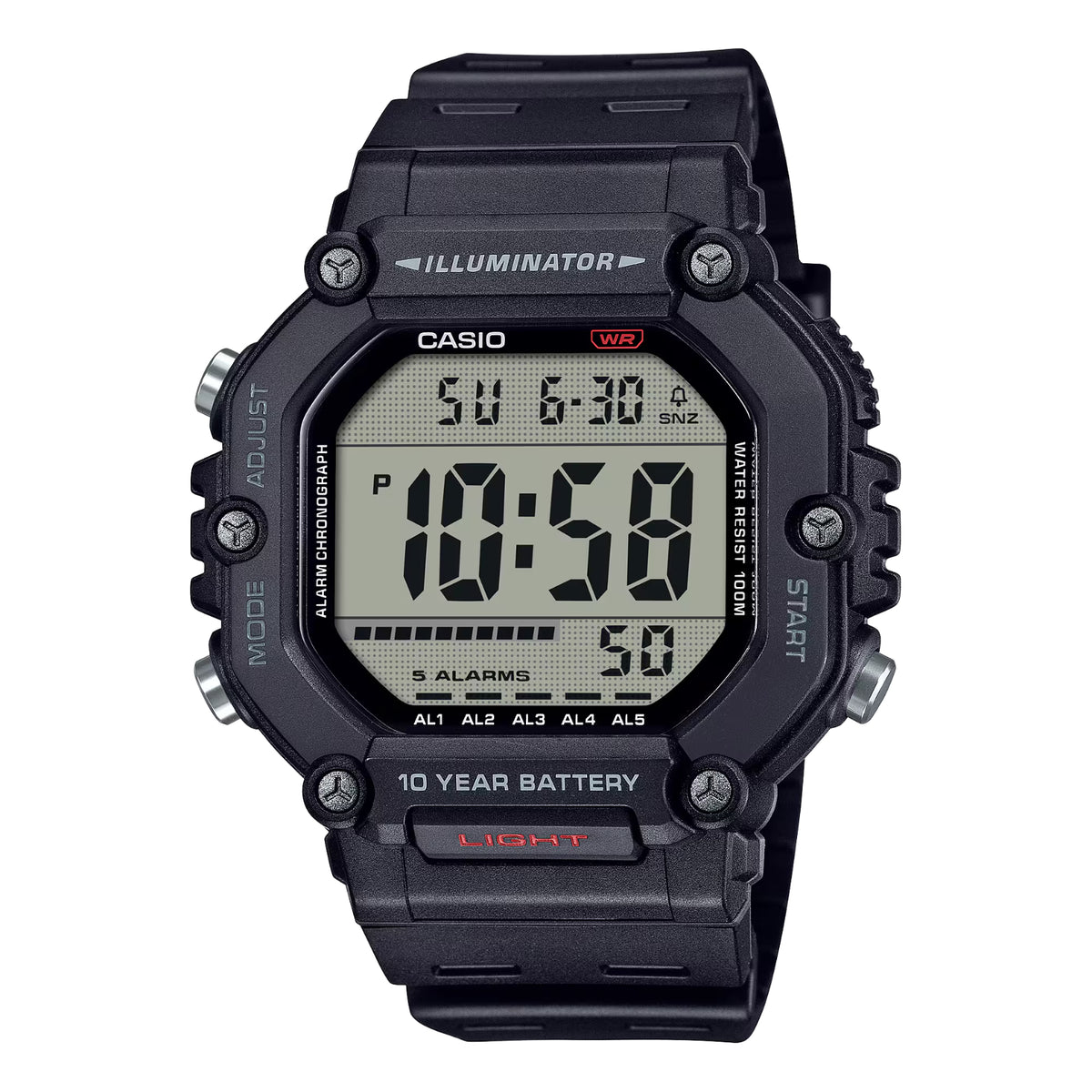 RELOJ CASIO UNISEX AE-1600H-1AV