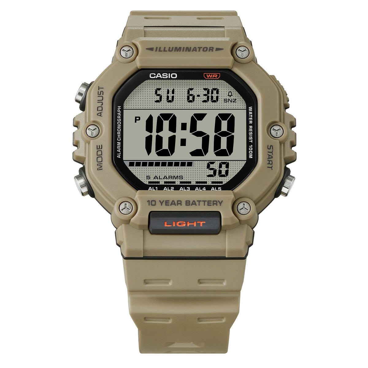 RELOJ CASIO UNISEX AE-1600H-5AV