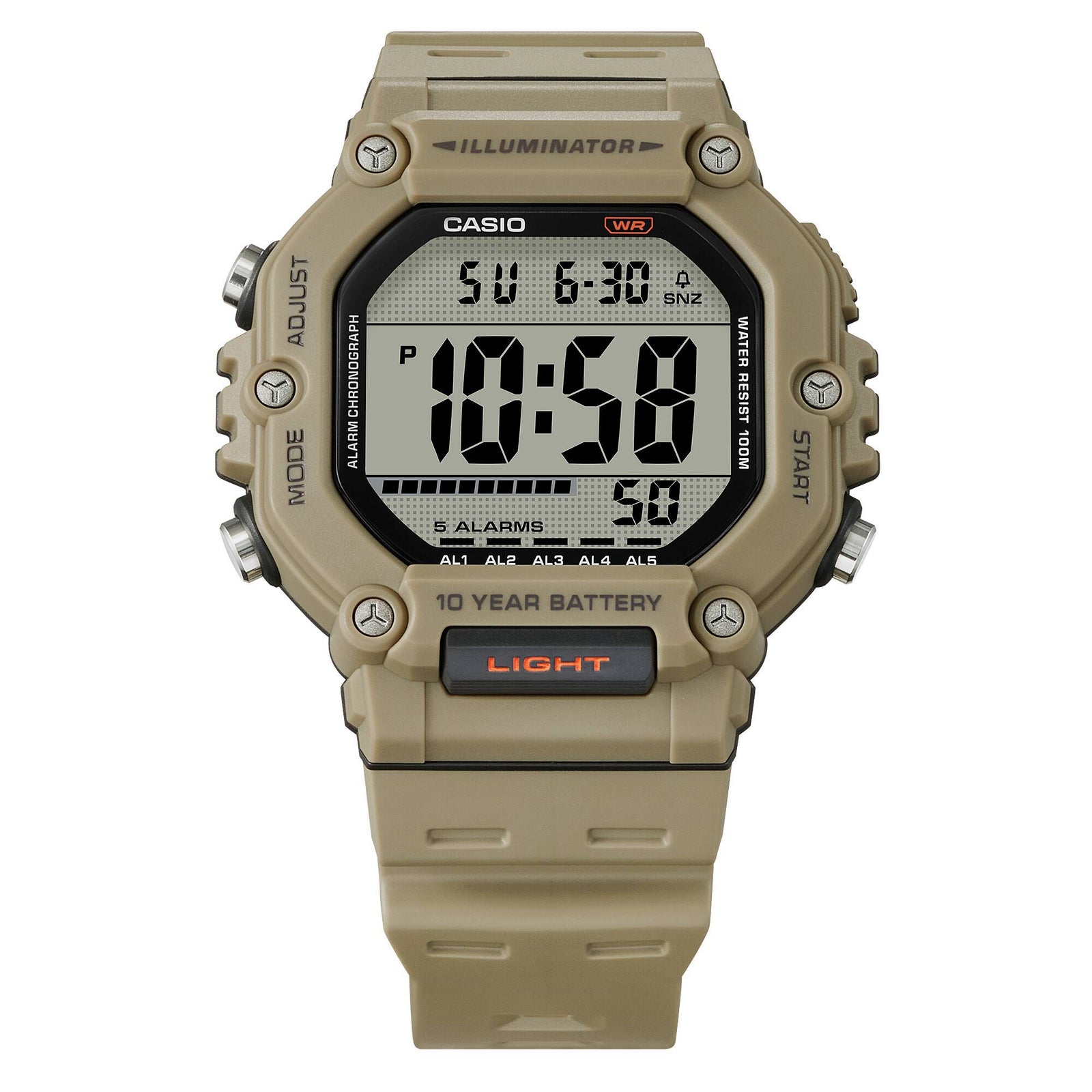 RELOJ CASIO UNISEX AE-1600H-5AV