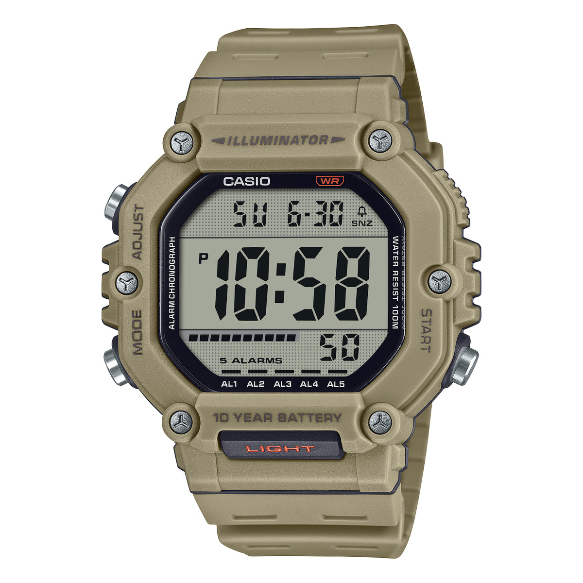 RELOJ CASIO UNISEX AE-1600H-5AV