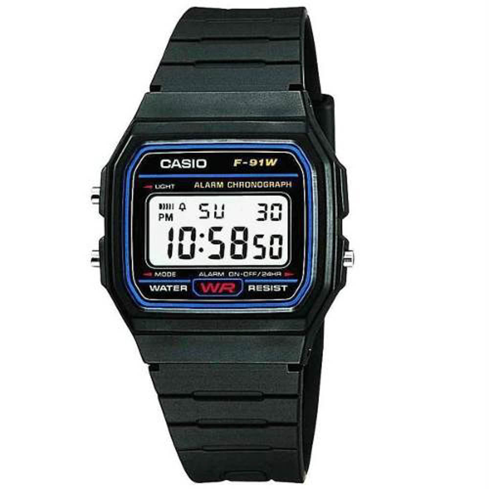 Reloj Casio Digital Unisex Cuarzo F-91W-1D