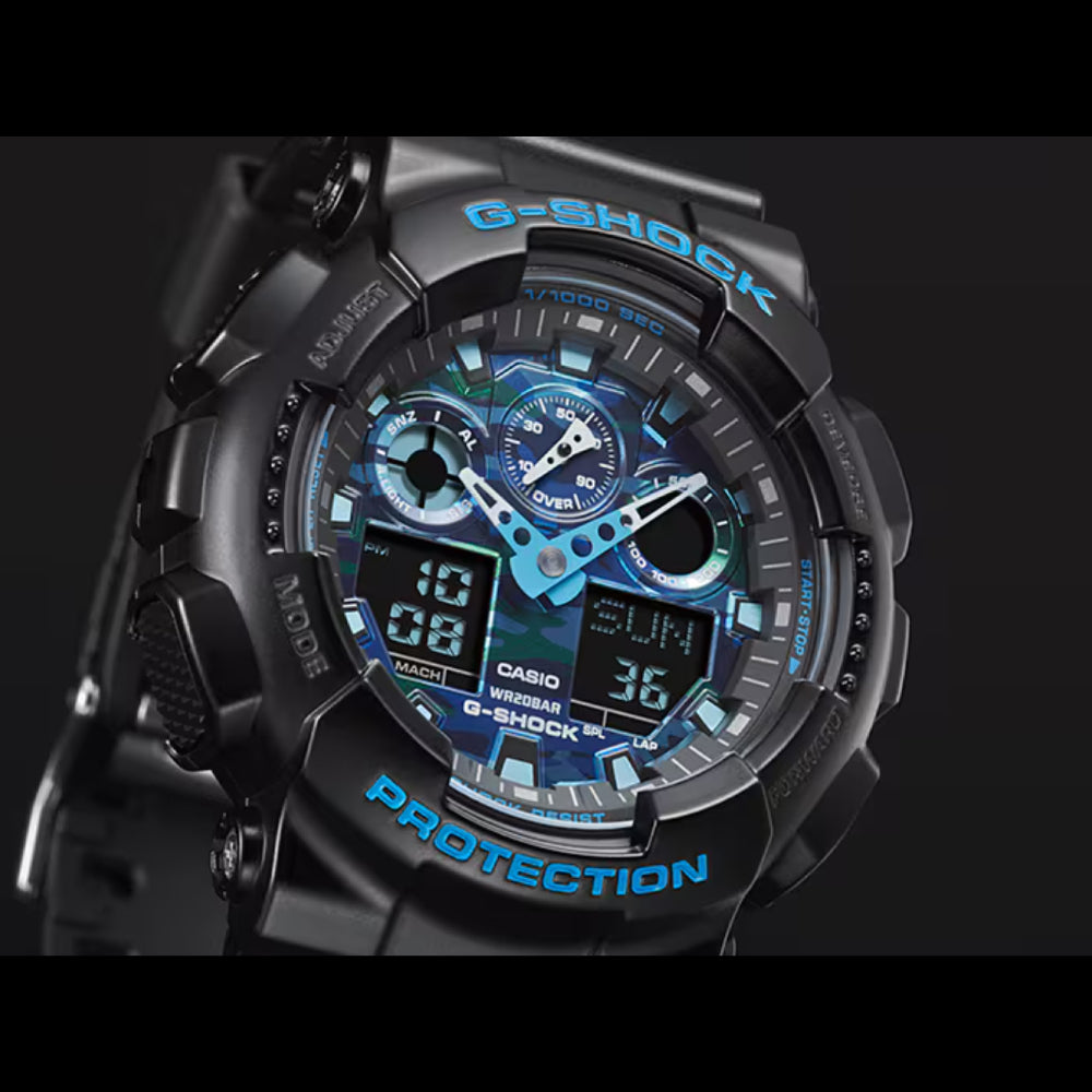 RELOJ G-SHOCK ANÁLOGO HOMBRE GA-100CB-1ADR