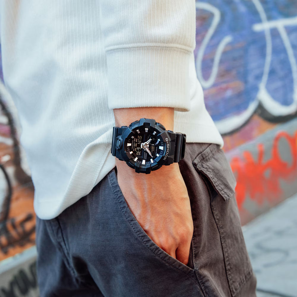 RELOJ G-SHOCK ANÁLOGO HOMBRE GA-700-1BDR