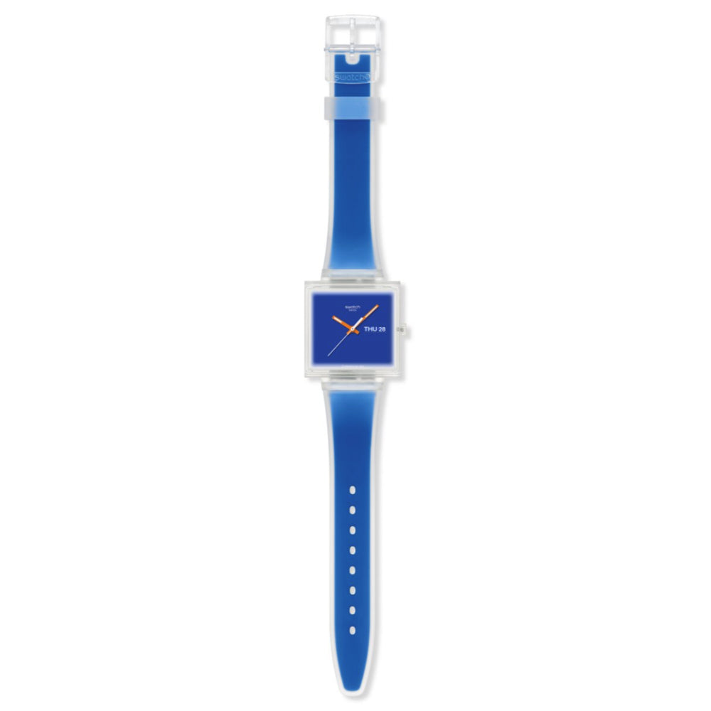 RELOJ SWATCH SQUARED BIOCERAMIC UNISEX 33 mm SO38K701
