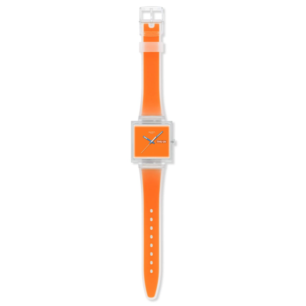 RELOJ SWATCH SQUARED BIOCERAMIC UNISEX 33 mm SO38K704
