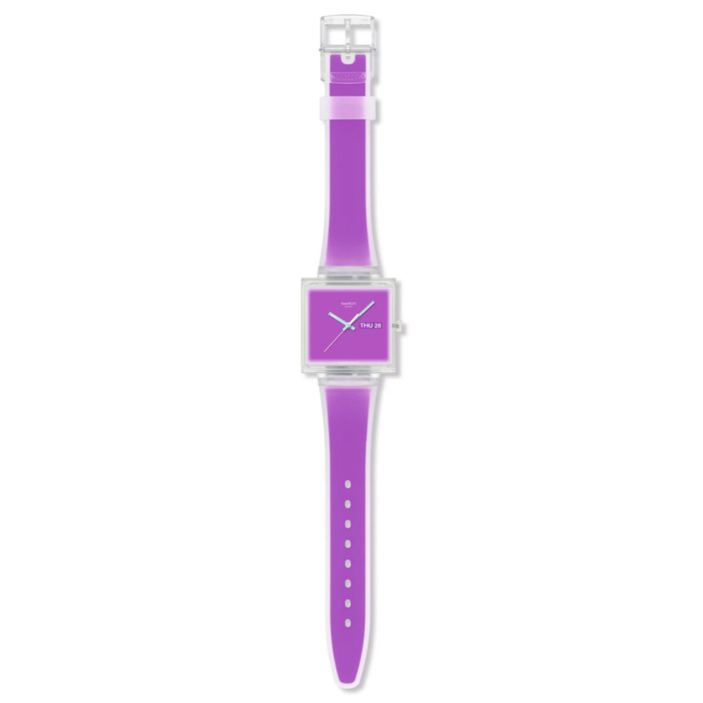 RELOJ SWATCH SQUARED BIOCERAMIC UNISEX 33 mm SO38K705