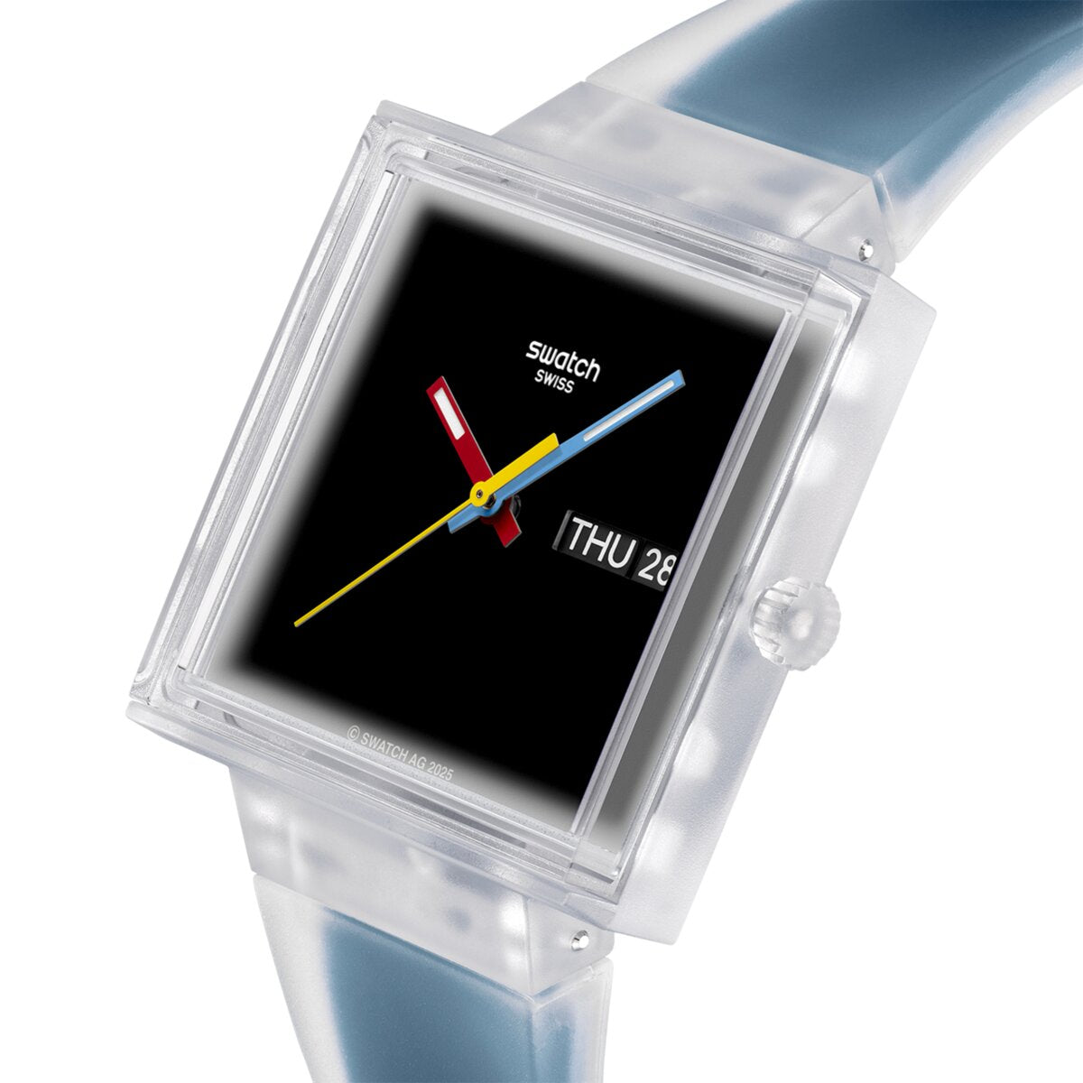 RELOJ SWATCH SQUARED BIOCERAMIC UNISEX 33 mm SO38K700