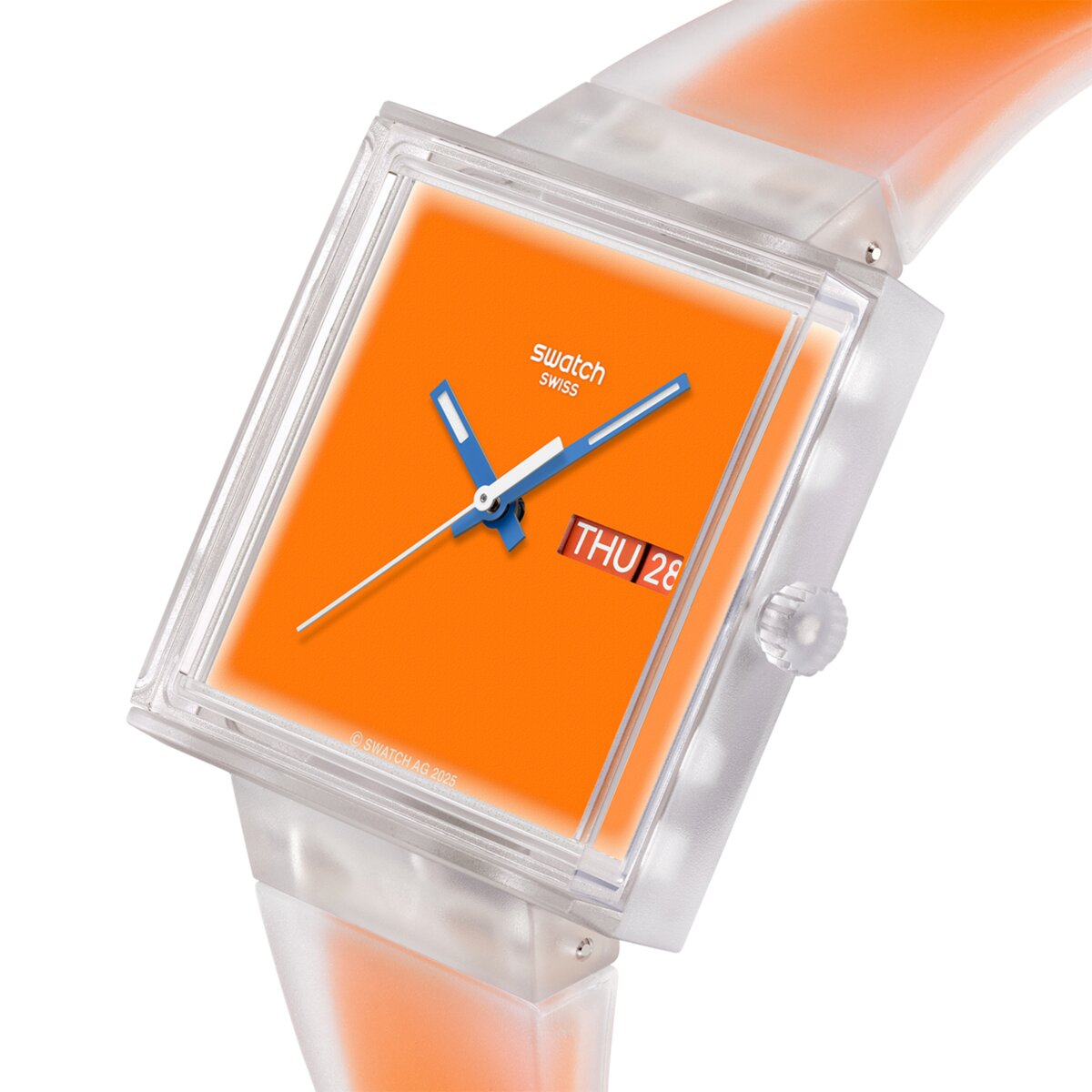 RELOJ SWATCH SQUARED BIOCERAMIC UNISEX 33 mm SO38K704