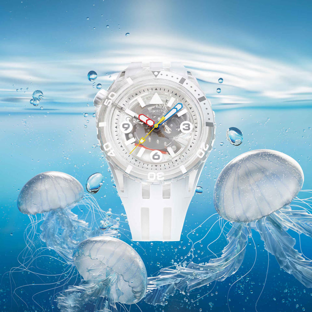 RELOJ SWATCH SCUBAQUA UNISEX 44 mm SSCU09K100