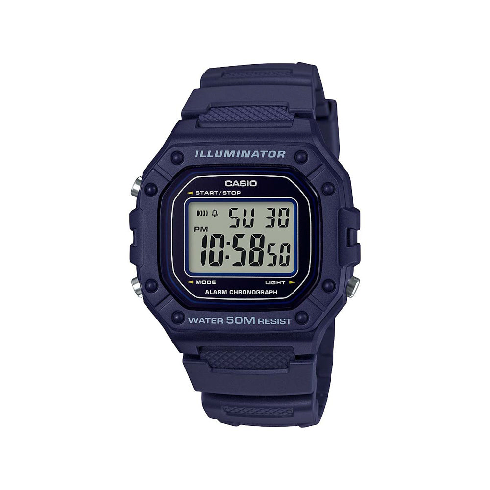Reloj Casio Digital Unisex Cuarzo W-218H-2AV