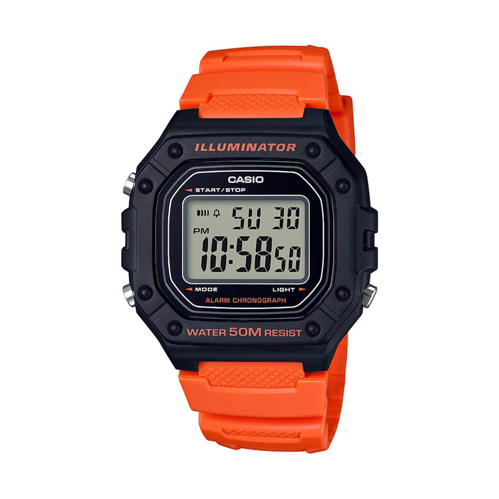Reloj Casio Digital Unisex Cuarzo W-218H-4B2V