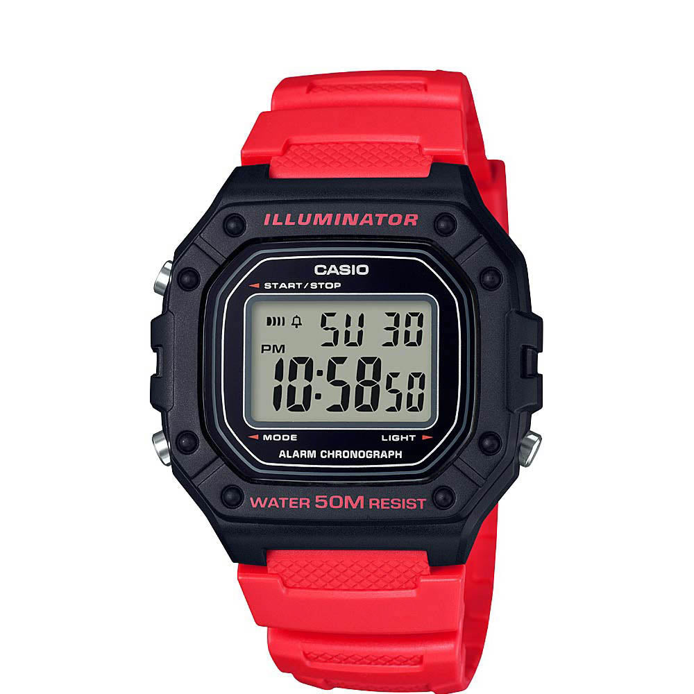 Reloj Casio Digital Unisex Cuarzo W-218H-4BV