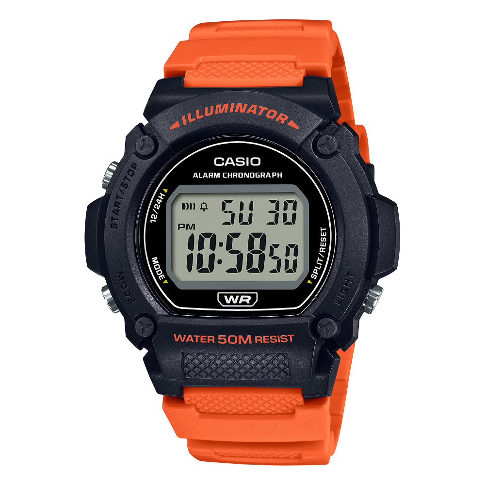 Reloj Casio Digital Unisex Cuarzo W-219H-4AV